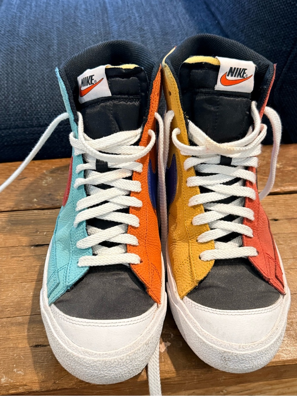 Nike Blazer Mid ’77 EMB NBA WNBA 75th Anniversary Multicolor Women’s Size 9.5